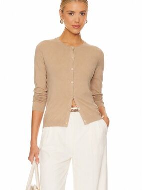 KIT + ACE Beige Lightweight Button Front Cardigan Sweater XL